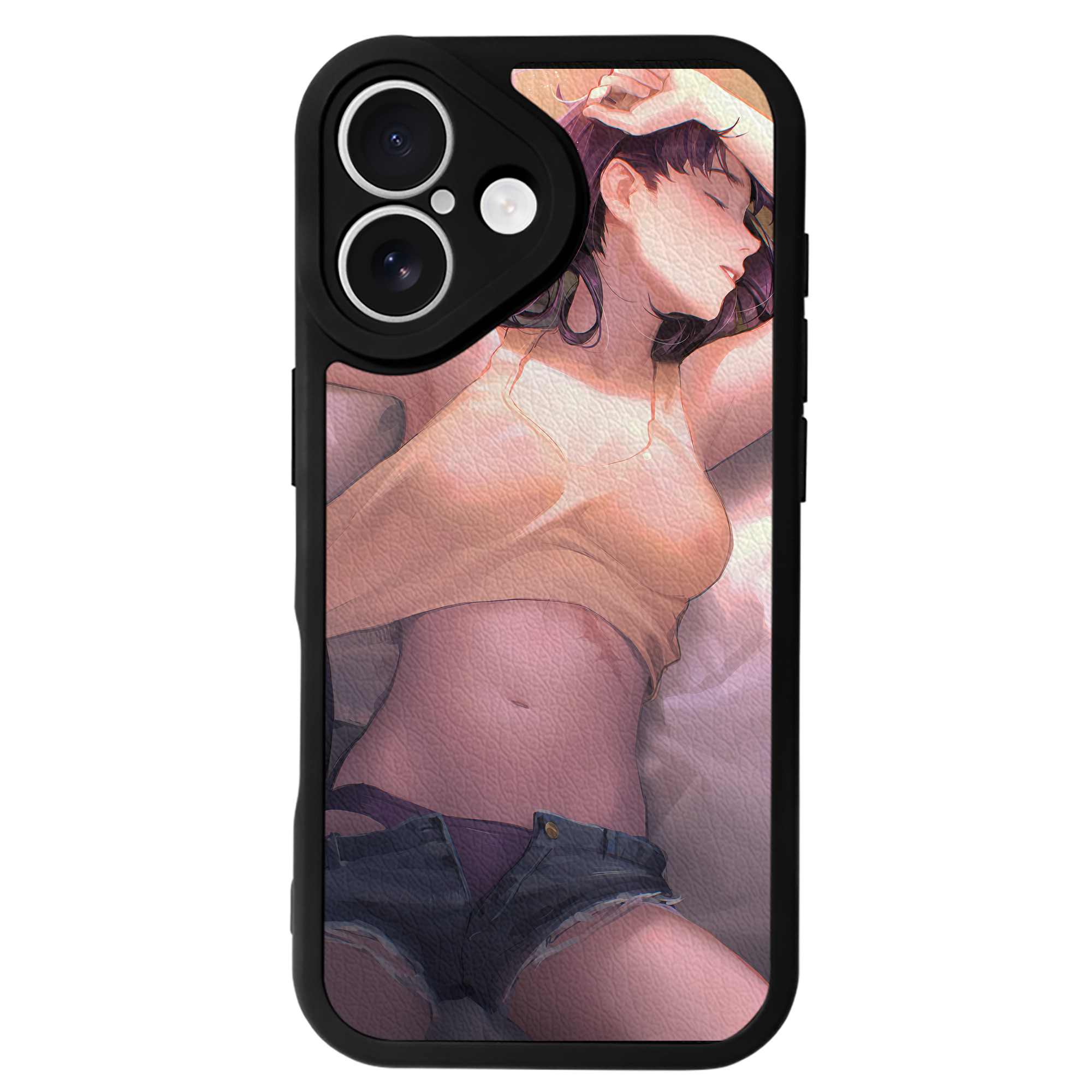 （画像用） EVA 新世紀エヴァンゲリオン 【iPhone 16シリーズ対応】シリコンスマホケース（レザー調） 材質：シリコン